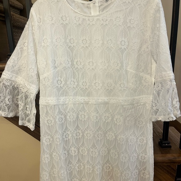 Women’s white lace dress Size XL - Picture 2 of 5